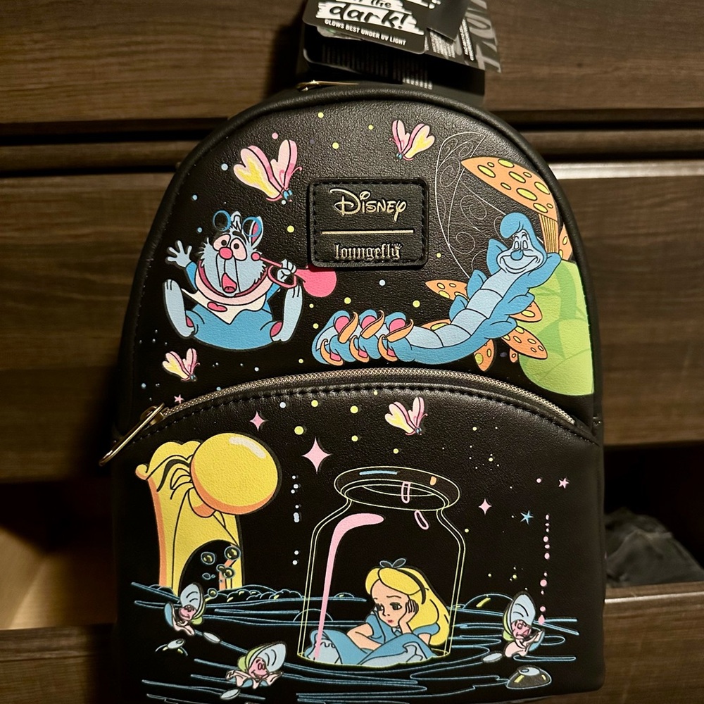 Disney Loungefly Alice in Wonderland Mini Backpack